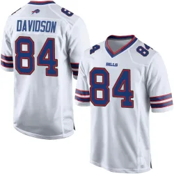 Zach Davidson Buffalo Bills Game Men's Jersey (White)