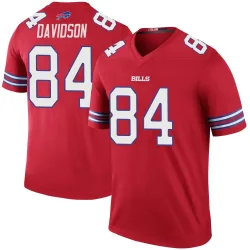 Zach Davidson Buffalo Bills Legend Men's Color Rush Jersey (Red)