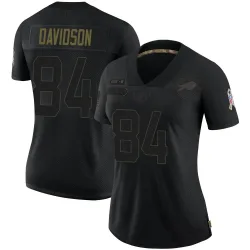 Zach Davidson Buffalo Bills Limited Women's 2020 Salute To Service Jersey (Black)