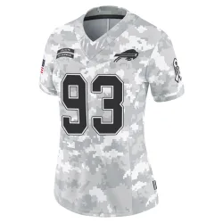 Zion Logue Buffalo Bills Limited Women's 2024 Salute to Service Jersey (Arctic Camo)