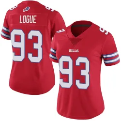 Zion Logue Buffalo Bills Limited Women's Color Rush Vapor Untouchable Jersey (Red)